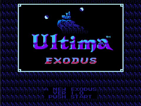 Ultima 3 Exodus NES